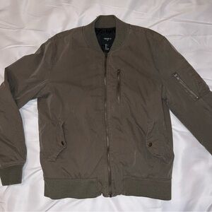 Forever 21 Men's Taupe Bomber Jacket